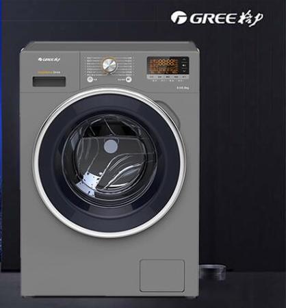 格力净静洗衣机（新国标）洗干一体 8kg 洗护实力派 XQG58-DWB1401Ab1(银灰色)